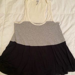 Splendid tricolor tank top